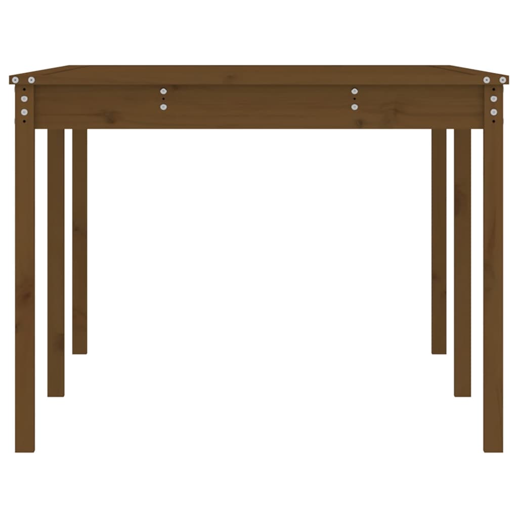 Tuintafel 203,5x100x76 cm massief grenenhout honingbruin - AllerleiShop