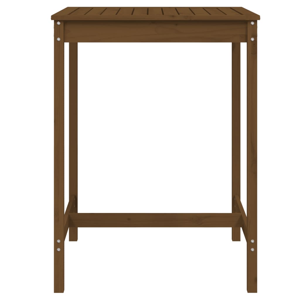 Tuintafel 82,5x82,5x110 cm massief grenenhout honingbruin - AllerleiShop