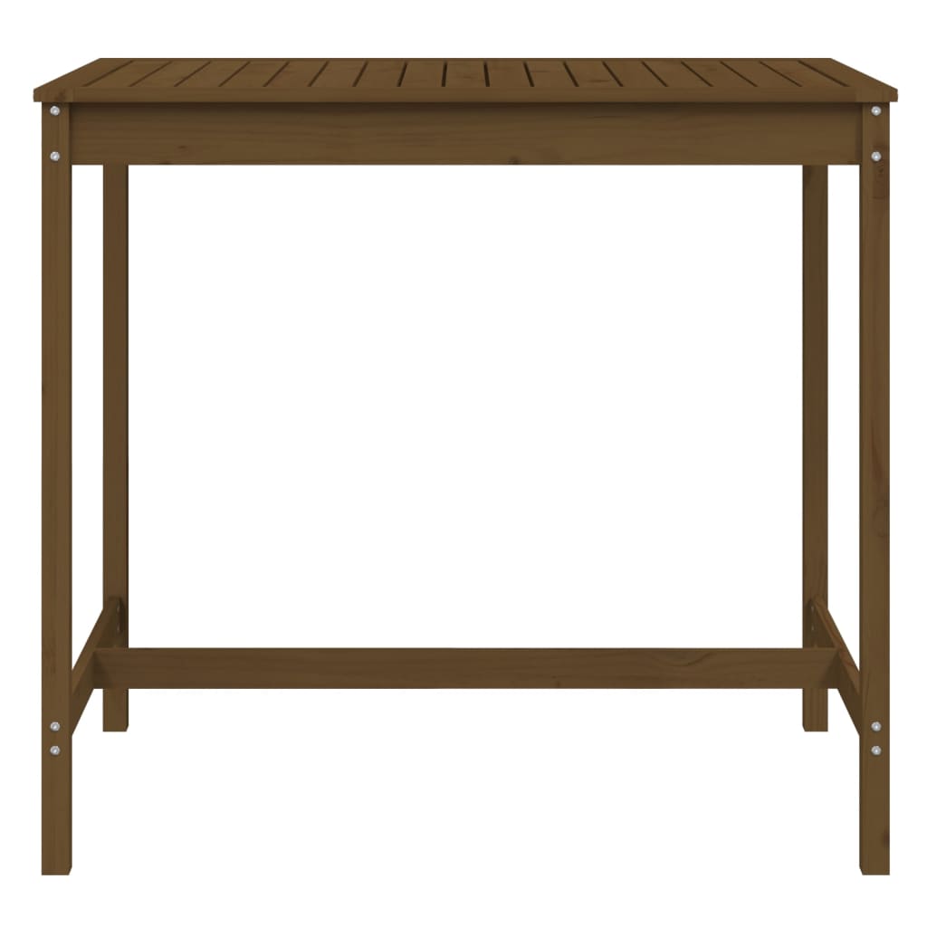 Tuintafel 121x82,5x110 cm massief grenenhout honingbruin - AllerleiShop