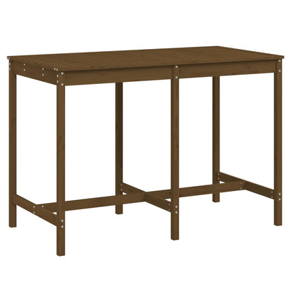 Tuintafel 159,5x82,5x110 cm massief grenenhout honingbruin - AllerleiShop