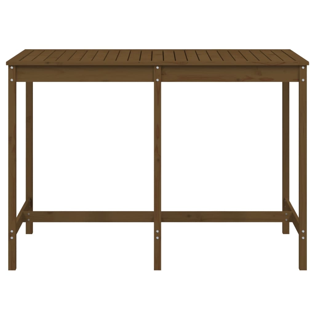 Tuintafel 159,5x82,5x110 cm massief grenenhout honingbruin - AllerleiShop