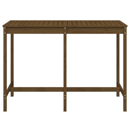 Tuintafel 159,5x82,5x110 cm massief grenenhout honingbruin - AllerleiShop