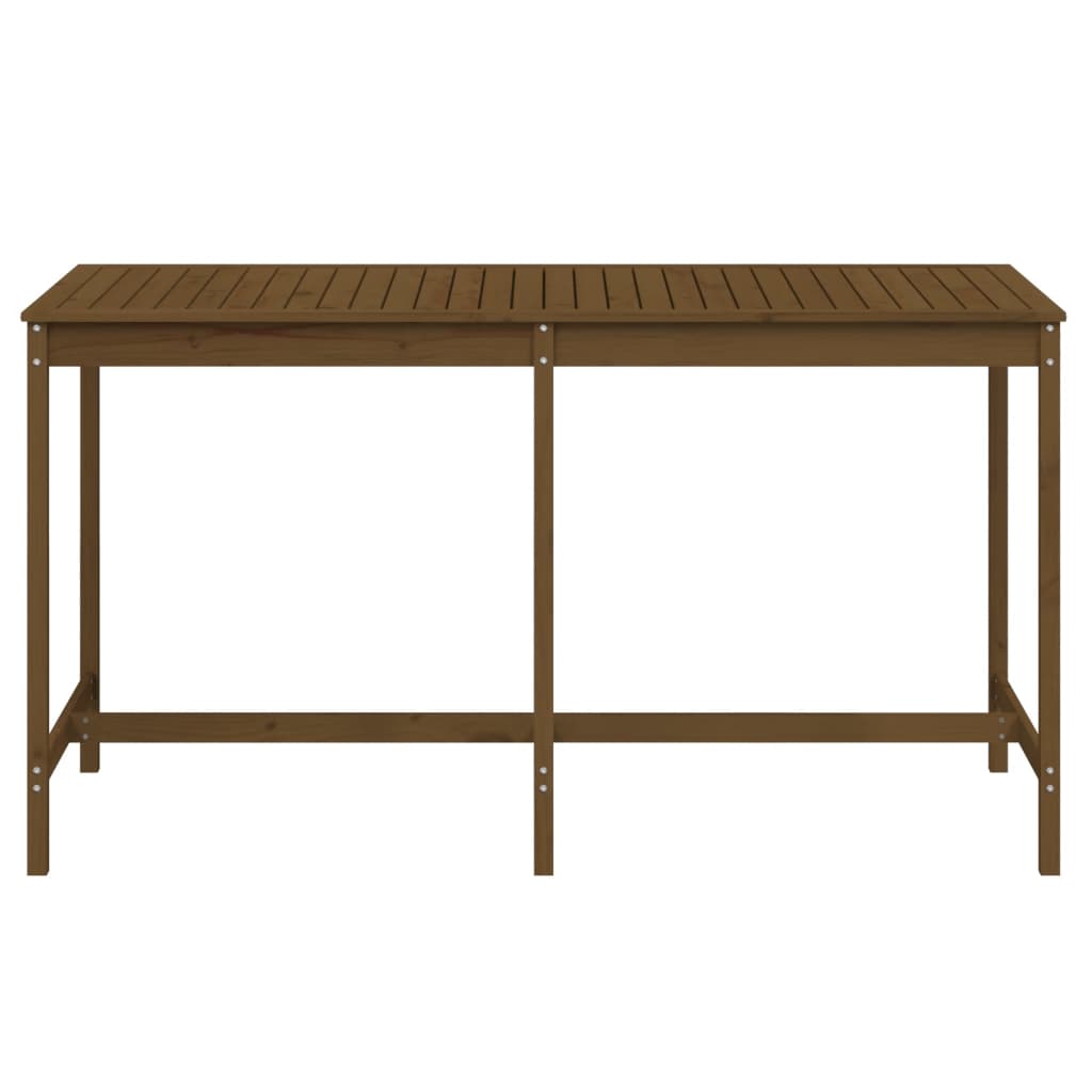 Tuintafel 203,5x90x110 cm massief grenenhout honingbruin - AllerleiShop