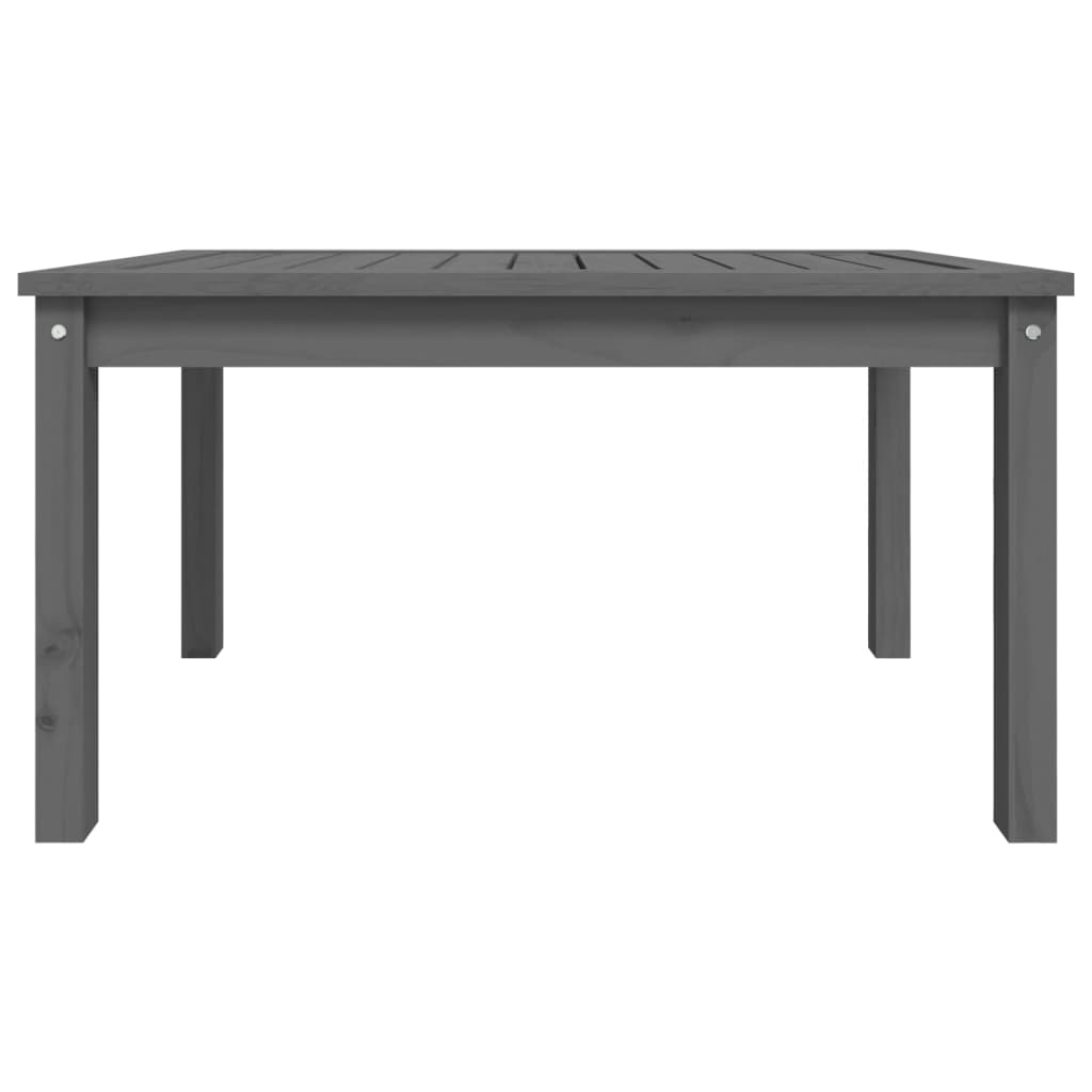 Tuintafel 82,5x50,5x45 cm massief grenenhout grijs - AllerleiShop