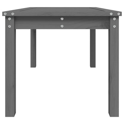 Tuintafel 82,5x50,5x45 cm massief grenenhout grijs - AllerleiShop