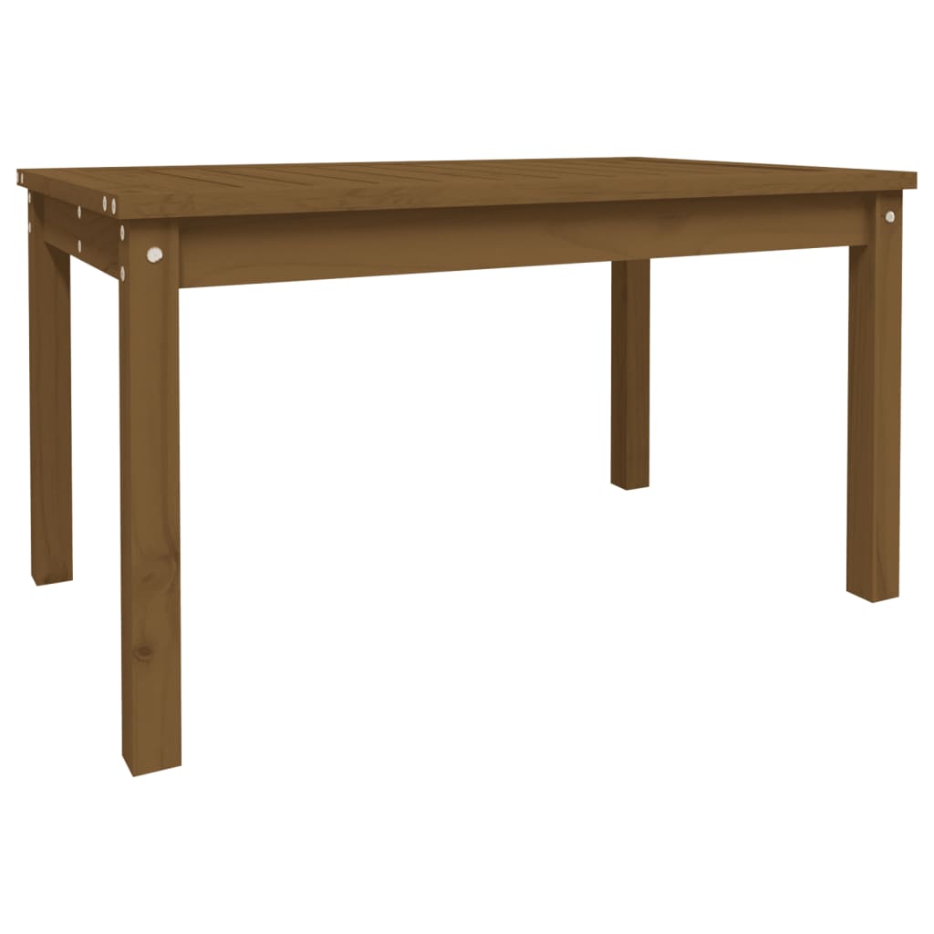 Tuintafel 82,5x50,5x45 cm massief grenenhout honingbruin - AllerleiShop