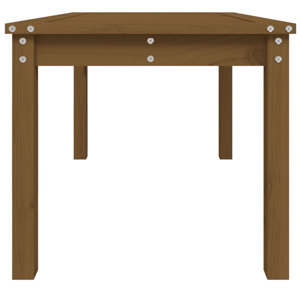 Tuintafel 82,5x50,5x45 cm massief grenenhout honingbruin - AllerleiShop