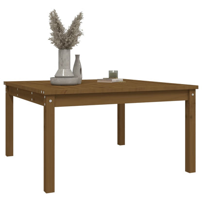 Tuintafel 82,5x82,5x45 cm massief grenenhout honingbruin - AllerleiShop