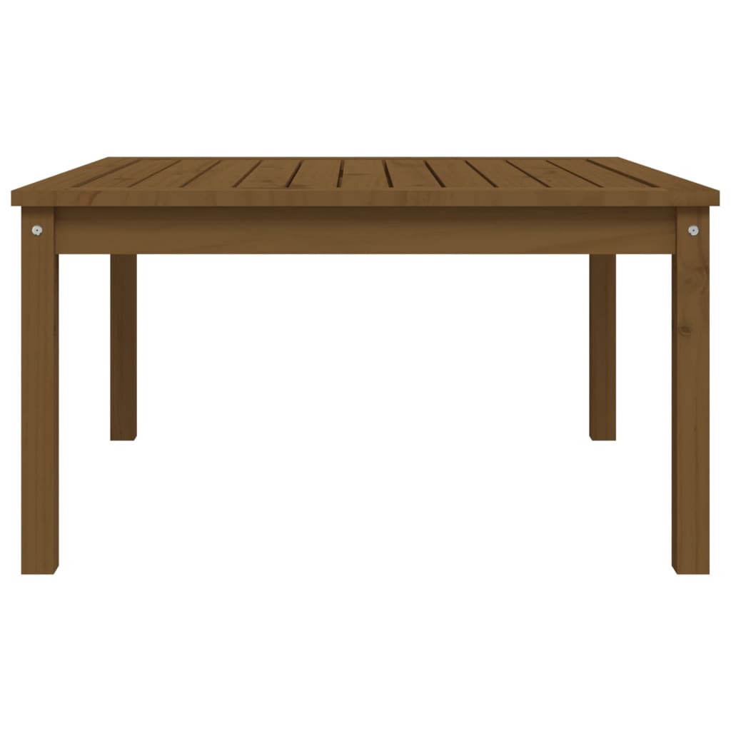 Tuintafel 82,5x82,5x45 cm massief grenenhout honingbruin - AllerleiShop