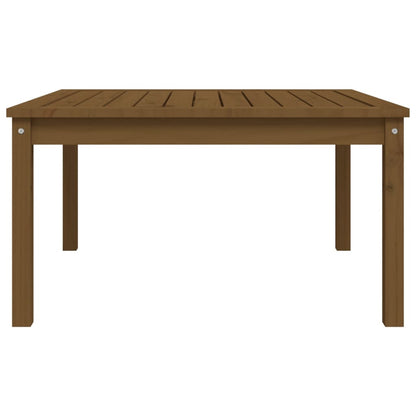 Tuintafel 82,5x82,5x45 cm massief grenenhout honingbruin - AllerleiShop