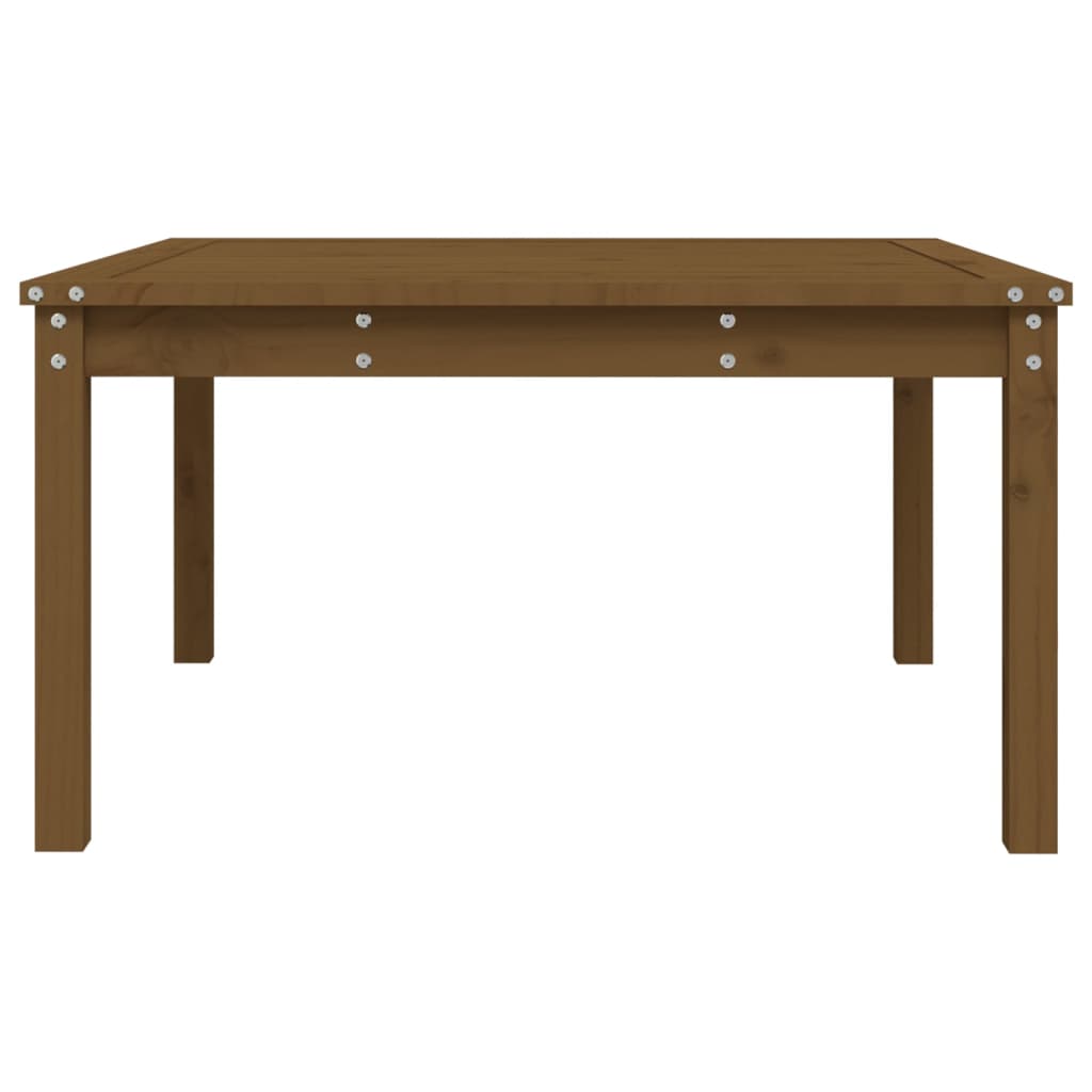 Tuintafel 82,5x82,5x45 cm massief grenenhout honingbruin - AllerleiShop