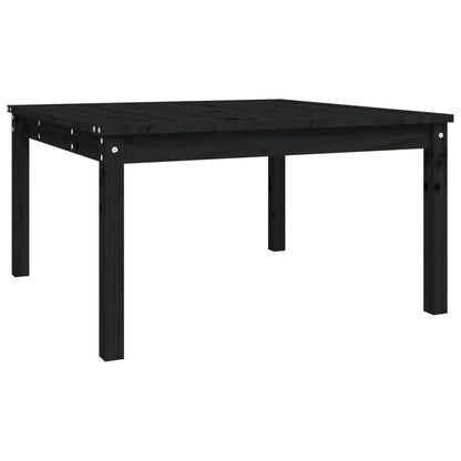 Tuintafel 82,5x82,5x45 cm massief grenenhout zwart - AllerleiShop