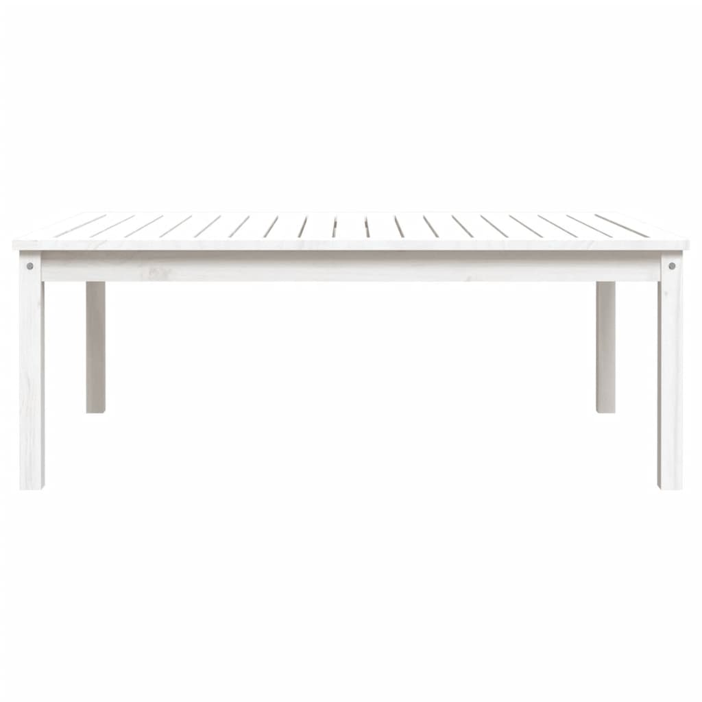 Tuintafel 121x82,5x45 cm massief grenenhout wit - AllerleiShop