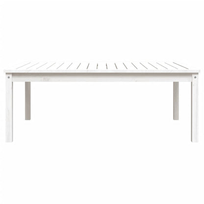 Tuintafel 121x82,5x45 cm massief grenenhout wit - AllerleiShop