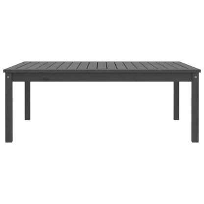 Tuintafel 121x82,5x45 cm massief grenenhout grijs - AllerleiShop