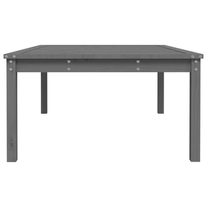 Tuintafel 121x82,5x45 cm massief grenenhout grijs - AllerleiShop