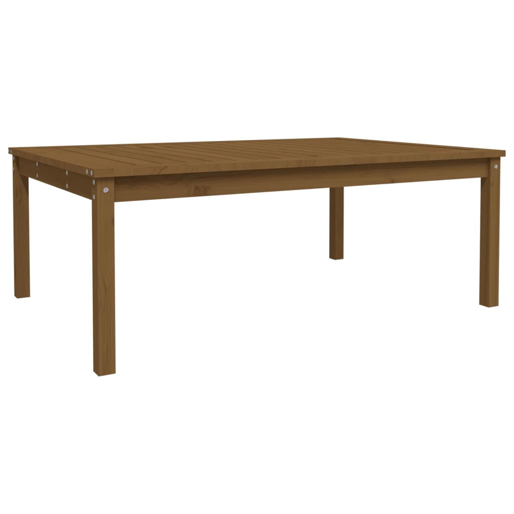 Tuintafel 121x82,5x45 cm massief grenenhout honingbruin - AllerleiShop