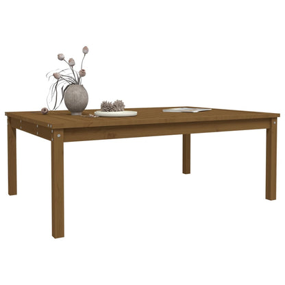 Tuintafel 121x82,5x45 cm massief grenenhout honingbruin - AllerleiShop