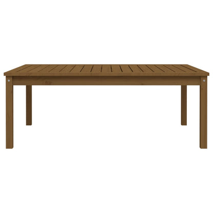 Tuintafel 121x82,5x45 cm massief grenenhout honingbruin - AllerleiShop