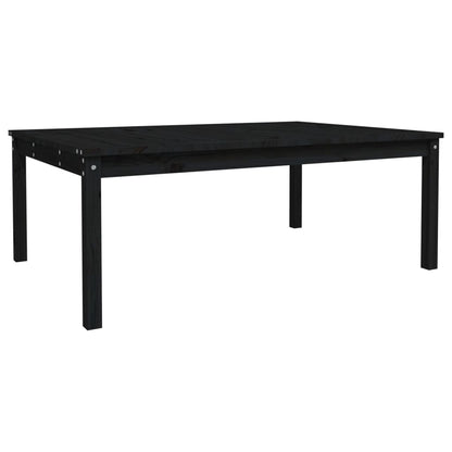 Tuintafel 121x82,5x45 cm massief grenenhout zwart - AllerleiShop