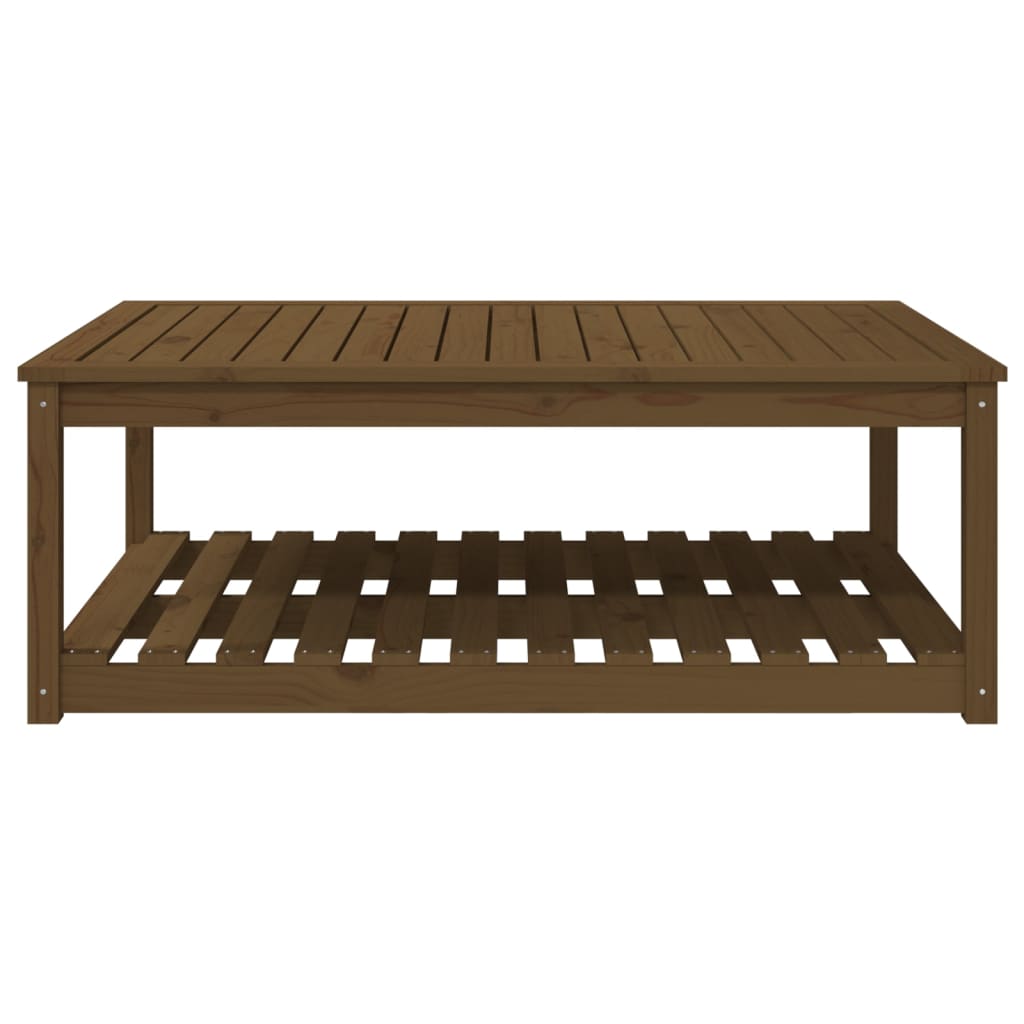 Tuintafel 121x82,5x45 cm massief grenenhout honingbruin - AllerleiShop