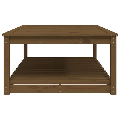 Tuintafel 121x82,5x45 cm massief grenenhout honingbruin - AllerleiShop