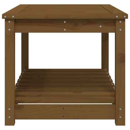 Tuintafel 82,5x50,5x45 cm massief grenenhout honingbruin - AllerleiShop