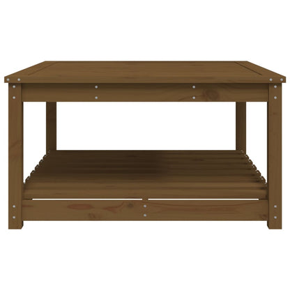 Tuintafel 82,5x82,5x45 cm massief grenenhout honingbruin - AllerleiShop