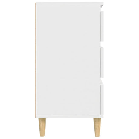 Dressoir 60x35x70 cm bewerkt hout wit - AllerleiShop