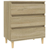 Dressoir 60x35x70 cm bewerkt hout sonoma eikenkleurig - AllerleiShop