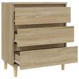 Dressoir 60x35x70 cm bewerkt hout sonoma eikenkleurig - AllerleiShop