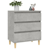 Dressoir 60x35x70 cm bewerkt hout betongrijs - AllerleiShop