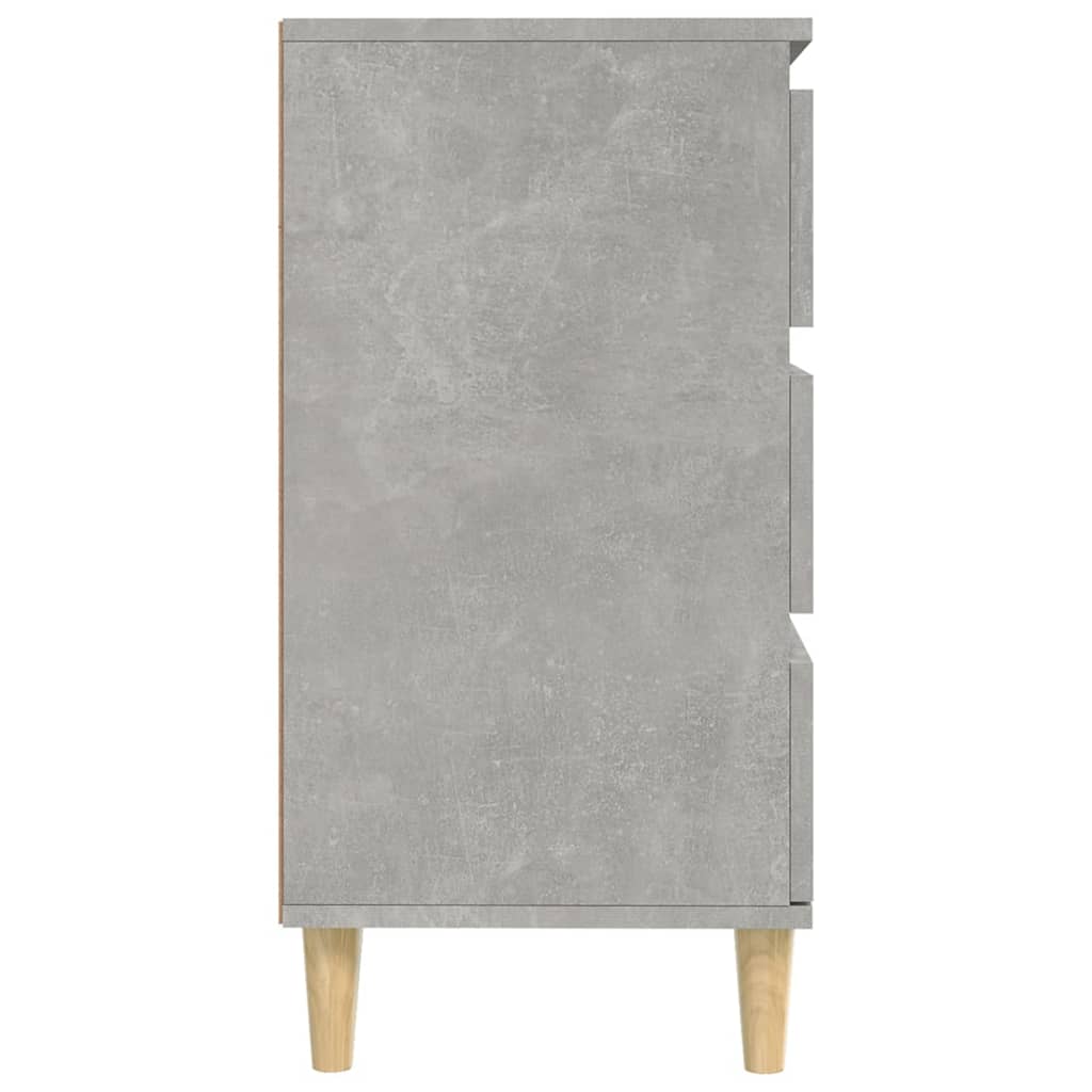 Dressoir 60x35x70 cm bewerkt hout betongrijs - AllerleiShop