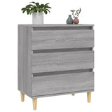 Dressoir 60x35x70 cm bewerkt hout grijs sonoma eikenkleurig - AllerleiShop