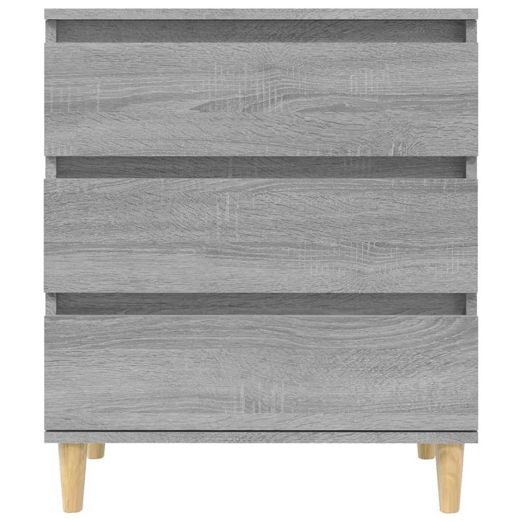 Dressoir 60x35x70 cm bewerkt hout grijs sonoma eikenkleurig - AllerleiShop