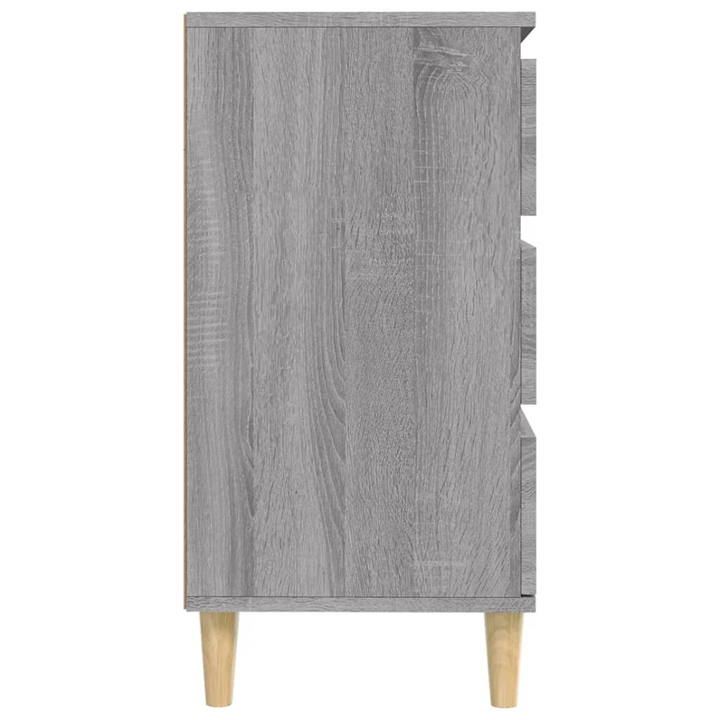 Dressoir 60x35x70 cm bewerkt hout grijs sonoma eikenkleurig - AllerleiShop