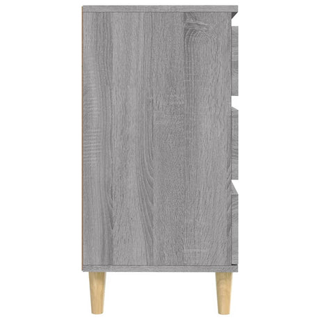 Dressoir 60x35x70 cm bewerkt hout grijs sonoma eikenkleurig - AllerleiShop