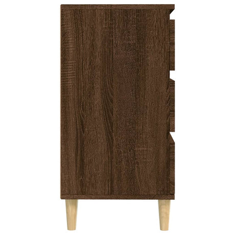 Dressoir 60x35x70 cm bewerkt hout bruin eikenkleur - AllerleiShop