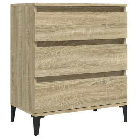 Dressoir 60x35x70 cm bewerkt hout sonoma eikenkleurig - AllerleiShop