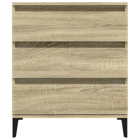 Dressoir 60x35x70 cm bewerkt hout sonoma eikenkleurig - AllerleiShop