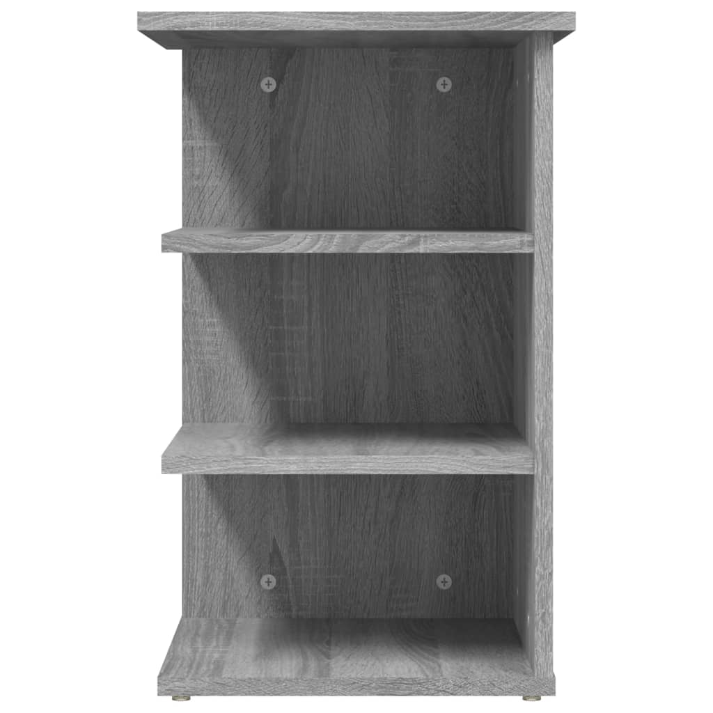 Bijzetkast 35x35x55 cm bewerkt hout grijs sonoma eikenkleurig - AllerleiShop