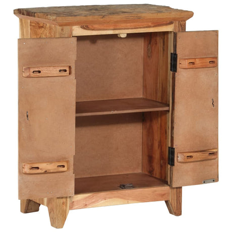 Dressoir 55x33x75 cm massief acaciahout en gerecycled hout - AllerleiShop