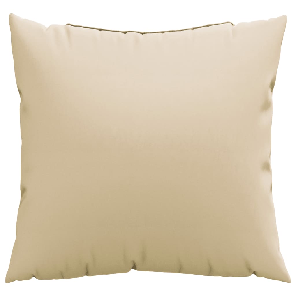 Bankkussens 4 st 40x40 cm stof beige - AllerleiShop