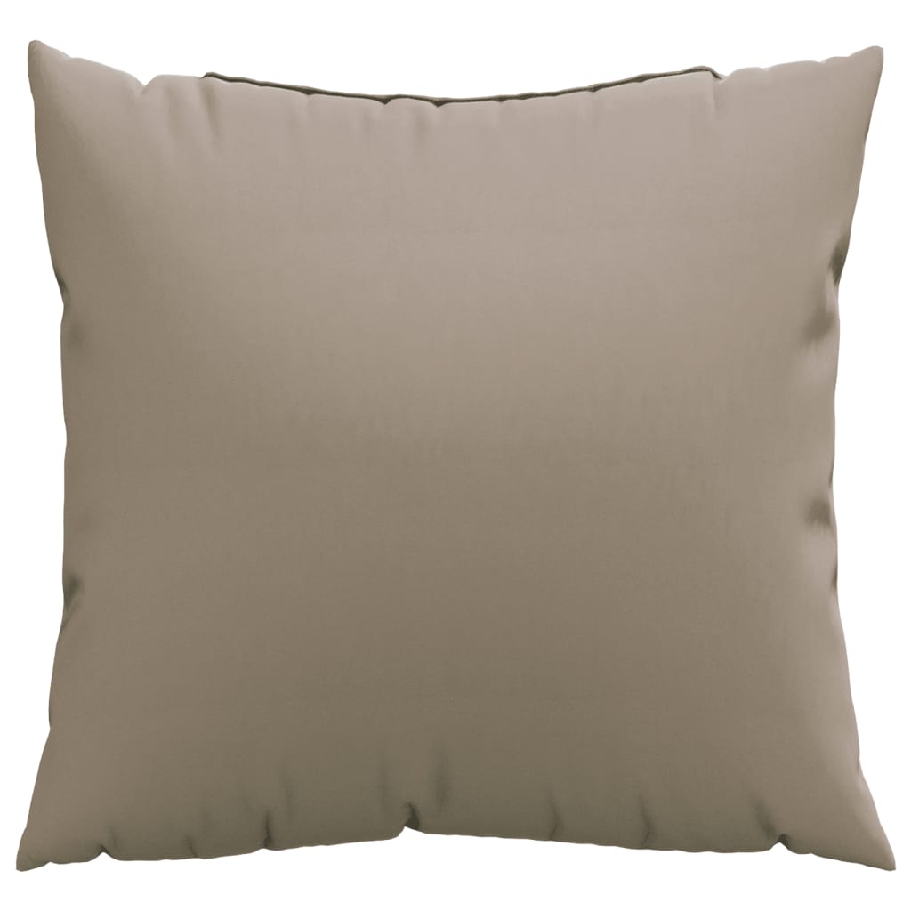 Bankkussens 4 st 40x40 cm stof taupe - AllerleiShop