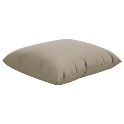 Bankkussens 4 st 40x40 cm stof taupe - AllerleiShop