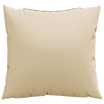 Bankkussens 4 st 50x50 cm stof beige - AllerleiShop