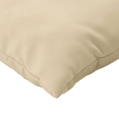 Bankkussens 4 st 50x50 cm stof beige - AllerleiShop