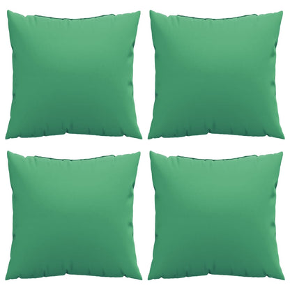 Bankkussens 4 st 50x50 cm stof groen - AllerleiShop