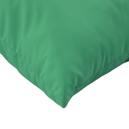 Bankkussens 4 st 50x50 cm stof groen - AllerleiShop