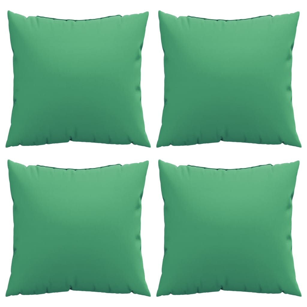 Bankkussens 4 st 60x60 cm stof groen - AllerleiShop